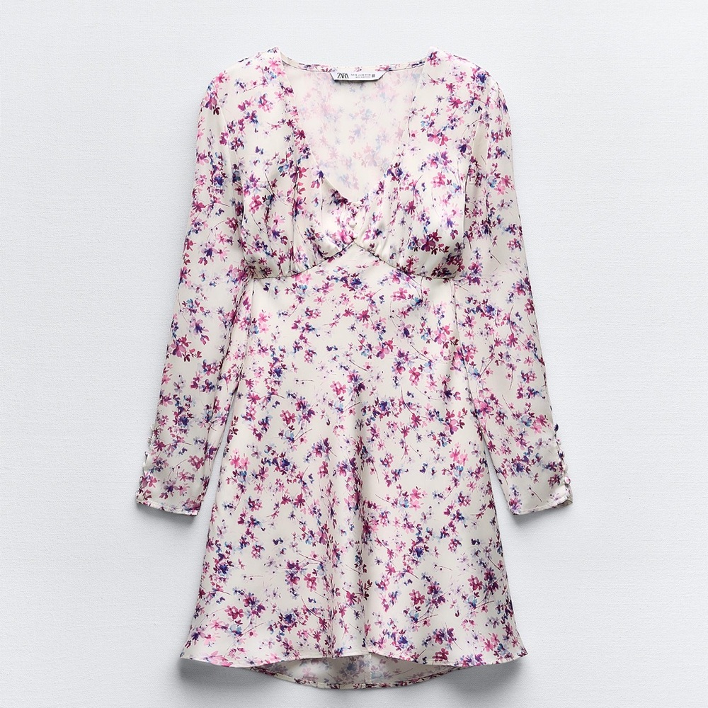 Zara Satin Mini Dress - S - New with tags